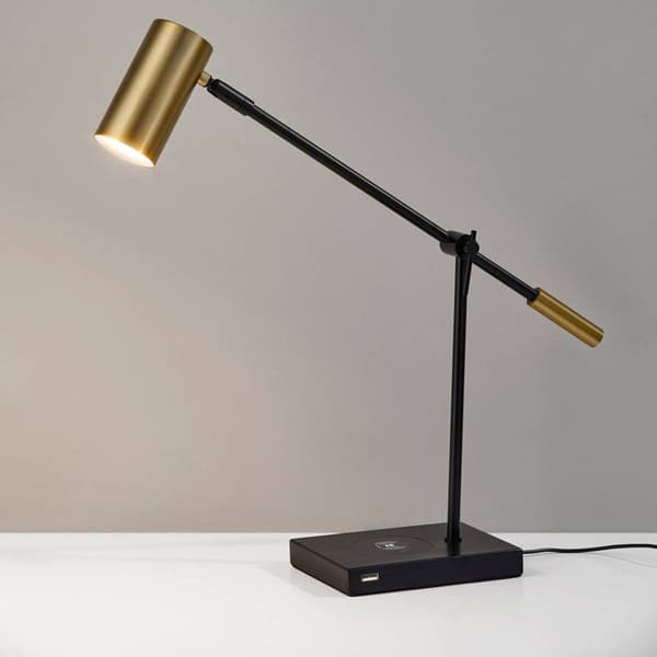 Adesso Collette Charge LED Desk Lamp