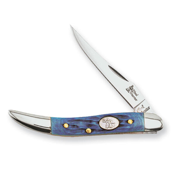 Steel Warrior Toothpick Blue Jigged Handle Knife - image 