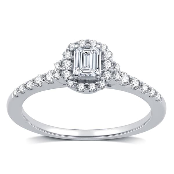 Nova Star(R) 10kt. 1/2ctw. Lab Grown Diamond Bridal Ring - image 