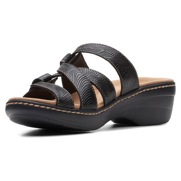 Womens Clarks&#174; Collections Merliah Karli Metallic Strappy Sandals