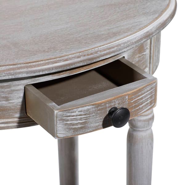9th & Pike® Light Brown Wood Farmhouse Accent Table