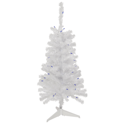 Northlight 3ft. Pre-Lit Slim Woodbury White Pine Christmas Tree