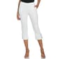 Womens Rafaella&#40;R&#41; Pull On Rivet Detail Capri Pants w/Pockets - image 1