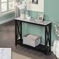 Convenience Concepts Oxford Faux Marble Top Console Table - image 2
