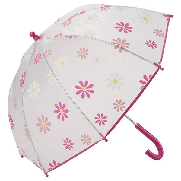Girls Nicole Miller New York Daisy Frosted Umbrella - image 