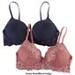 Juniors Ava Rose 2pk. Allover Galloon Lace Push Up Bra 502960EBV - image 3