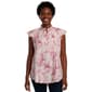 Womens Cocomo Cap Sleeve Garden Party Floral Blouse - image 1