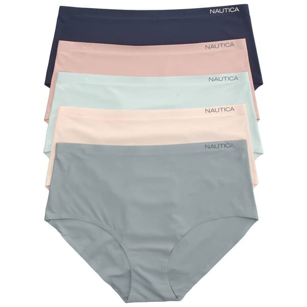 Womens Nautica 5pk. Laser Brief Panties - NT9626-5PKS