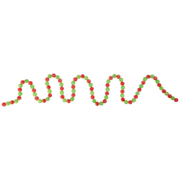 Northlight Seasonal 6in. Glittered Candy Drop Christmas Garland