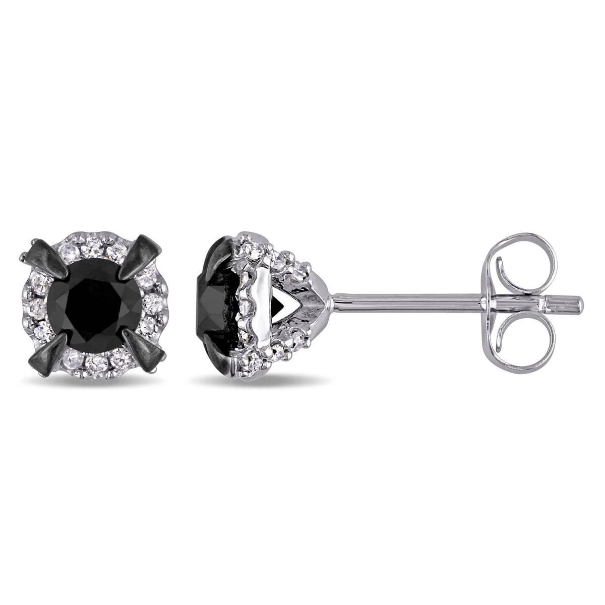 Radiant Rainbow™ 10kt. Gold 1ct. Diamond Stud Earrings