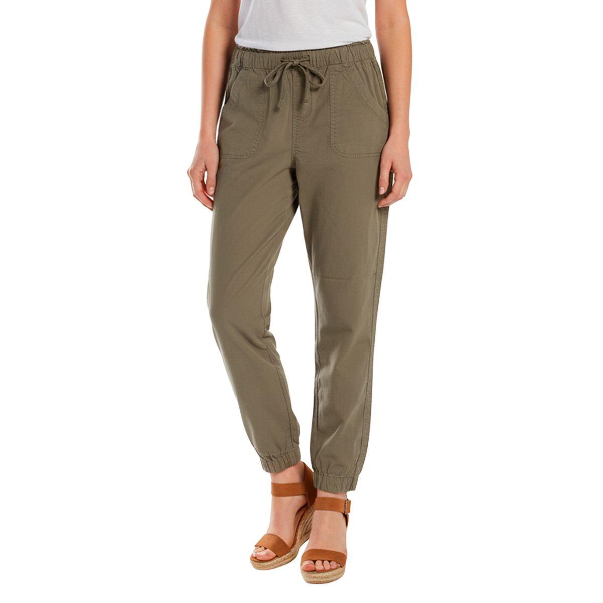 Petite Architect® Garment Dyed Full Length Tapered Pants