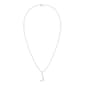 Nova Star® Sterling Silver Lab-Grown Diamond Initial L Pendant - image 3