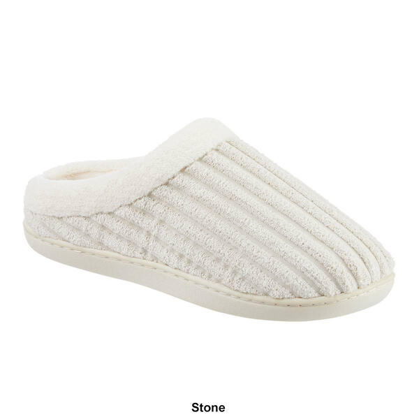 Womens Isotoner Penelope Microterry Hoodback Slippers