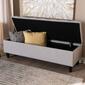 Baxton Studio Brette Wood Storage Bench Ottoman - image 2