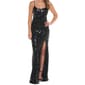 Juniors Crystal Doll Damask Sequin Sheath Dress - image 4
