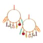 School Supplies Charm Hoop Earrings - image 1