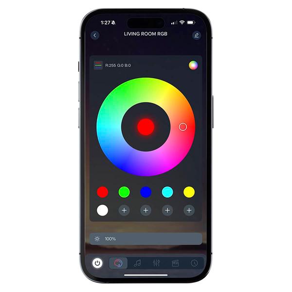 Simplee Adesso Luther RGB Color Changing Torchiere