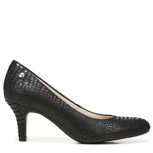 Womens LifeStride Parigi Faux Leather Croco Pumps
