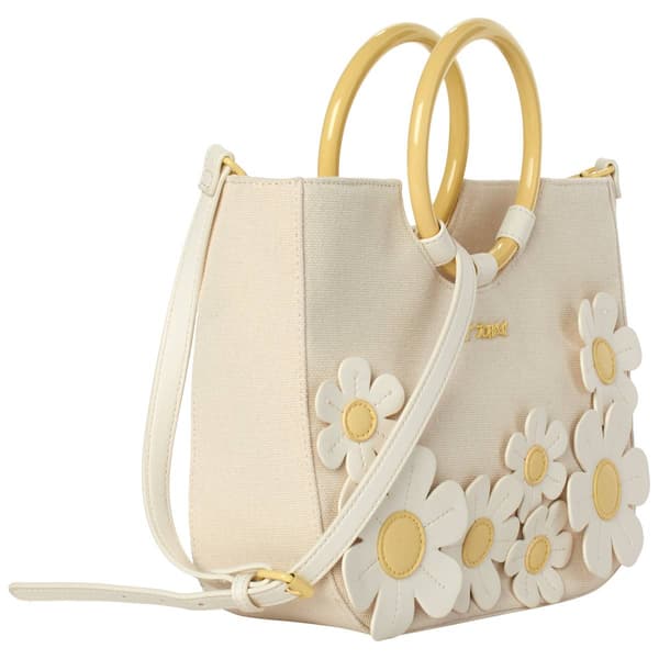 Betsey Johnson Xoonyx Satchel with Florals