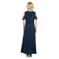 Womens 24/7 Comfort Apparel Cold Shoulder Maternity A-Line Dress - image 2
