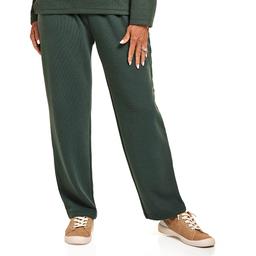 Petite Hasting & Smith Flatback Rib Knit Casual Pants