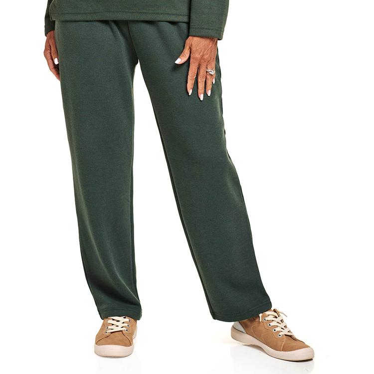 Petite Hasting & Smith Flatback Rib Knit Casual Pants