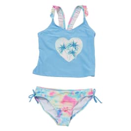 Girls Two Piece Tankini Set Swimsuits, Blue Mermaid Scale Print Bathing  Suits, Star Swimwear for Teen Kids, Size 14-16 : : Clothing, Shoes  & Accessories