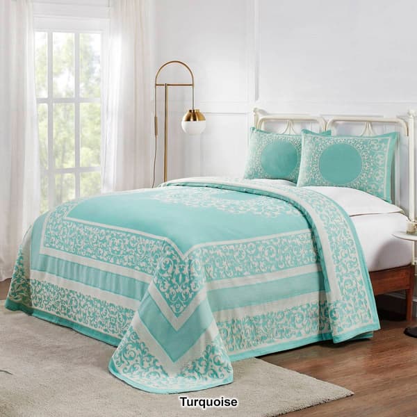 Superior Boho Mandala Woven Jacquard Bedspread Set