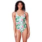 Womens Nicole Miller Studio Blush Bloom One Piece Swimsuit - image 1