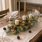 Puleo International 30in. LED Snowy Silverton Pine Centerpiece - image 3