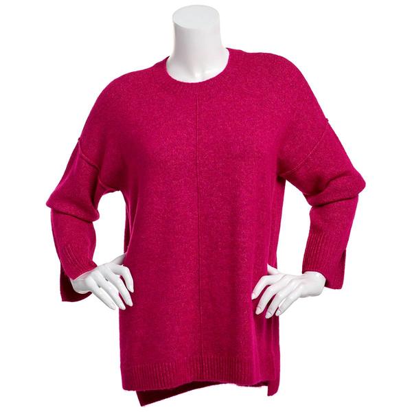 Womens Vince Camuto Solid Long Sleeve Crewneck Pullover - image 