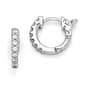 Sterling Silver Hoop Earrings - image 1