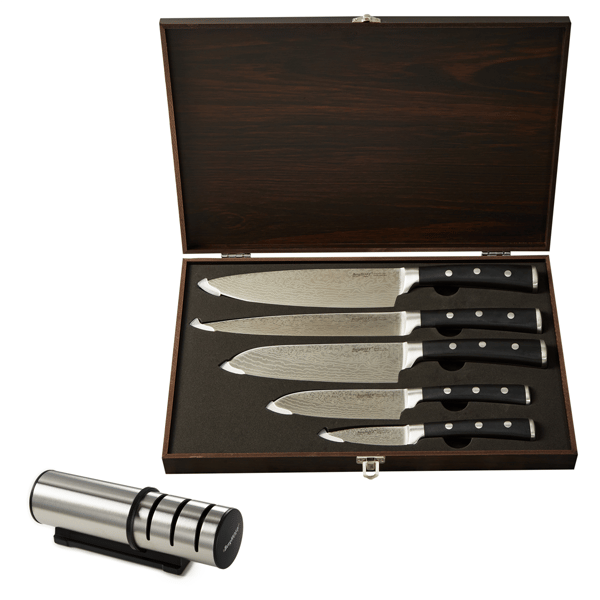 BergHOFF Antigua 7pc. Stainless Steel Cutlery Set with Wood Case