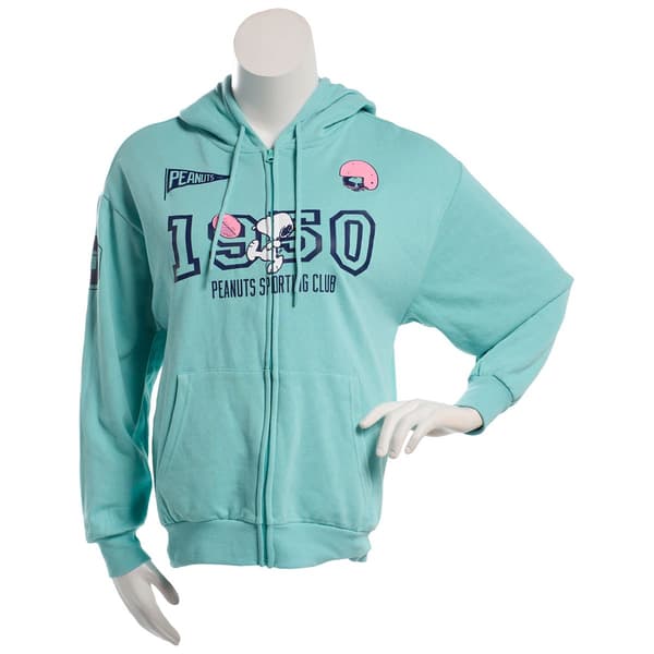 Juniors C-Life Snoopy Football 1950 Zip Up Hoodie