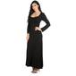 Womens 24/7 Comfort Apparel Long Sleeve Maxi Dress - image 3