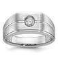 Mens Gentlemens Classics(tm) 14kt. White Gold 1/5ctw. Diamond Ring - image 1