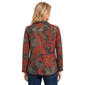 Plus Size Ali Miles Wire Collar Paisley Floral Structured Jacket - image 2