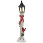 Christmas Light Post w/ Cardinal - image 1