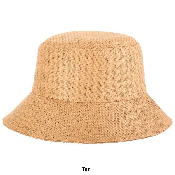Womens Vince Camuto Straw Bucket Hat w/Critter