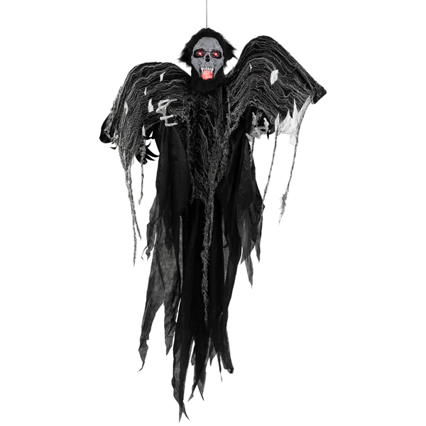 Northlight 5ft. Animated Hanging Zombie Vampire Halloween Decor - image 