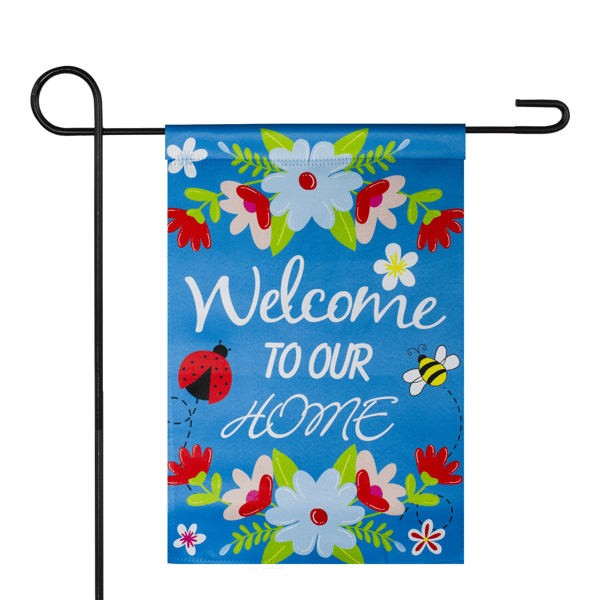 Northlight Welcome to Our House Outdoor Garden Flag