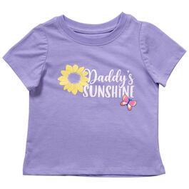 Toddler Girl Tales &amp; Stories Daddy&#39;&#39;s Sunshine Graphic Tee