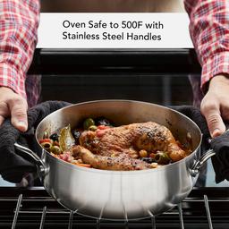 KitchenAid® Stainless Steel 3-Ply Base 4qt. Casserole