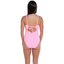 Juniors California Sunshine Sydney Smocked One Piece Swimsuit