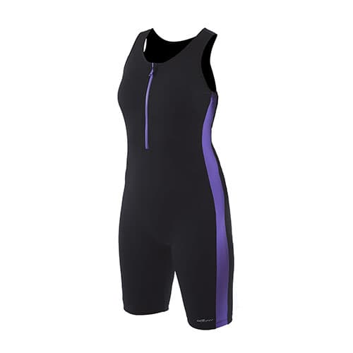 Womens Dolfin&#40;R&#41; Front-Zip Aquatard One Piece Swimsuit - image 