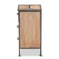 Baxton Studio Laurel Oak Brown Finished Wood 3-Drawer Nightstand - image 4