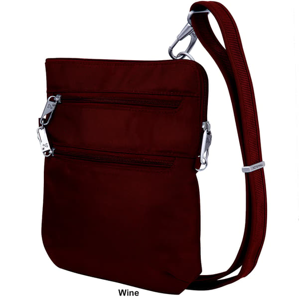 Travelon Anti-Theft Classic Slim Double Zip Crossbody