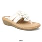 Womens Cliffs By White Mountain Cupcake Wedge Sandals - image 8