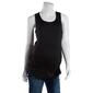 Womens Due Time Solid Racerback Maternity Tank Top - image 1