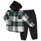 Toddler Boy Little Rebels&#174; Hooded Flannel & Pants Set - image 2